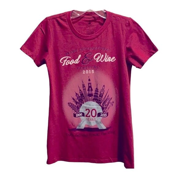 2015 DISNEY WORLD FOOD & WINE t-shirt - Picture 1 of 11